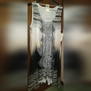 One World mandala print tank dress 1X